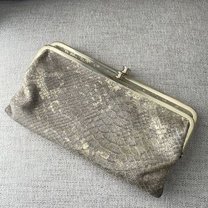Stunning shimmer snake skin rare HOBO Lauren wallet